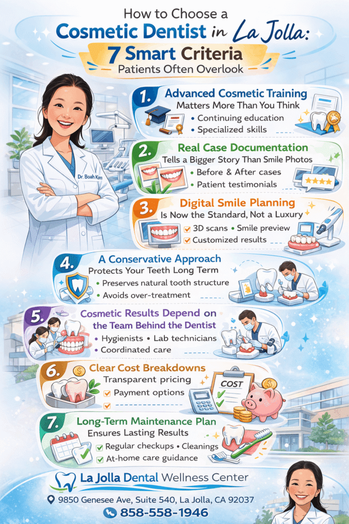How to Choose a Cosmetic Dentist in La Jolla: 7 Smart Criteria Patients Often Overlook